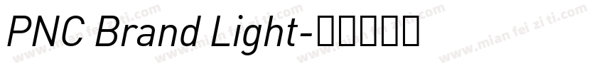 PNC Brand Light字体转换